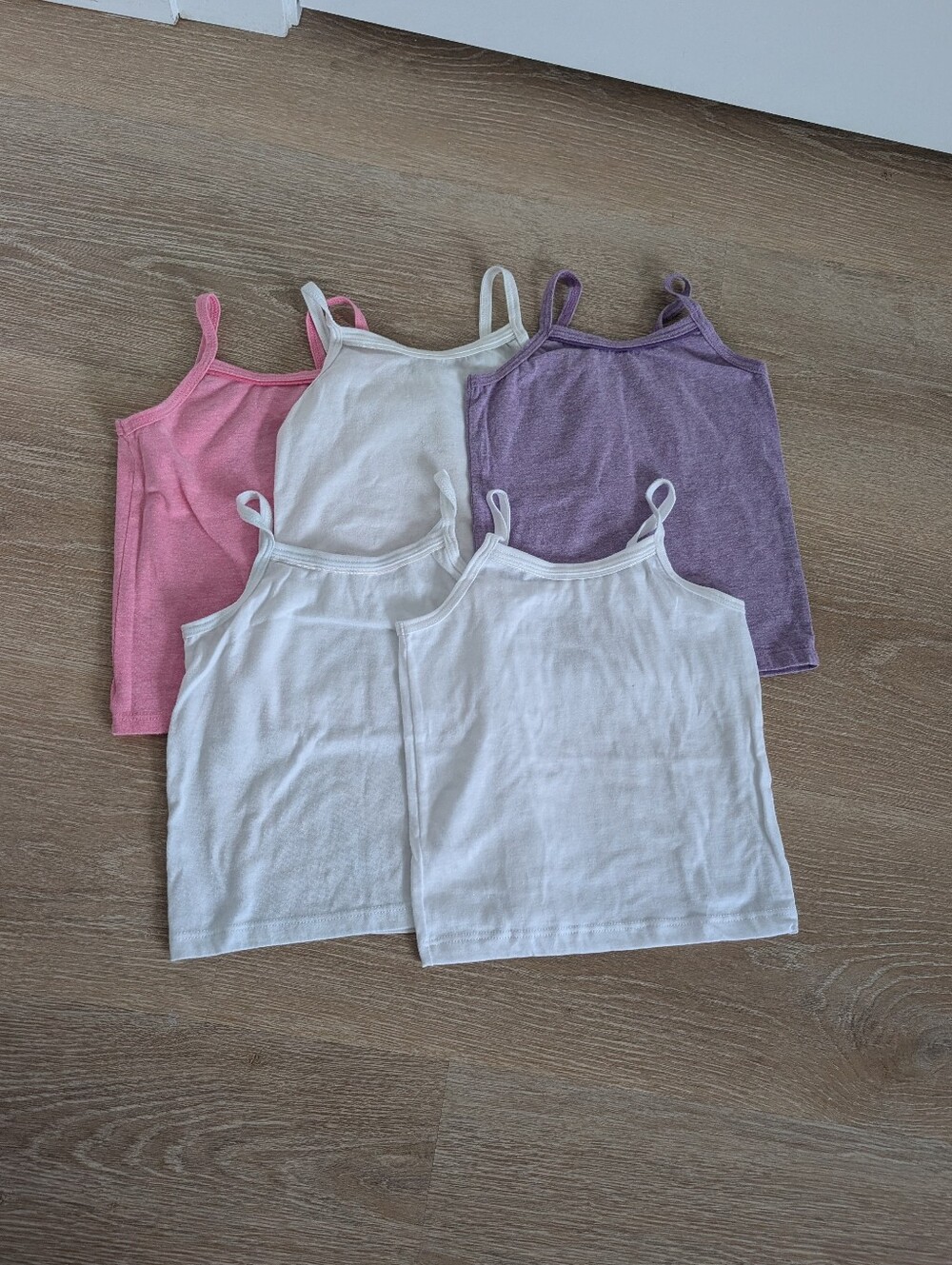 ✨4 for 12 Hanes Girls Tank Top Bundle Size 4T/5T EUC